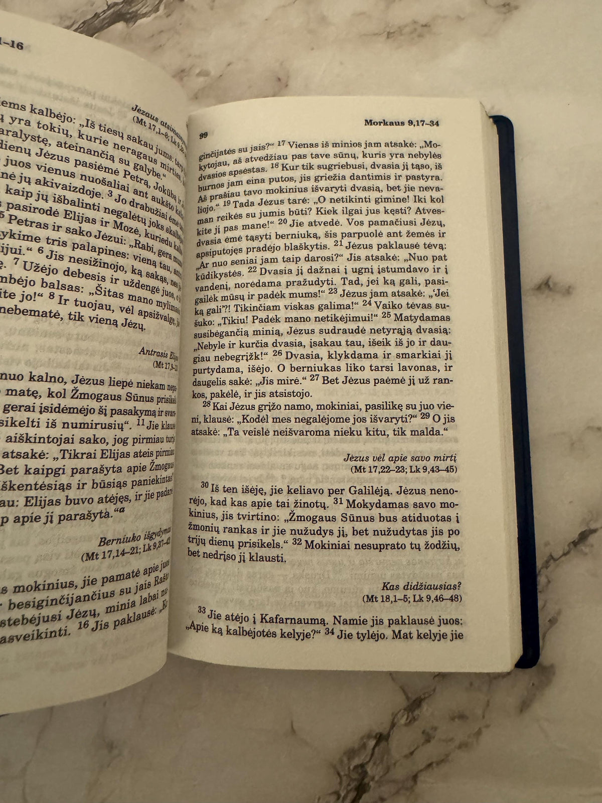 2002 Lithuanian New Testament Naujasis Testamentas Pocket Edition - Ref x606