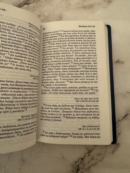 2002 Lithuanian New Testament Naujasis Testamentas Pocket Edition - Ref x606