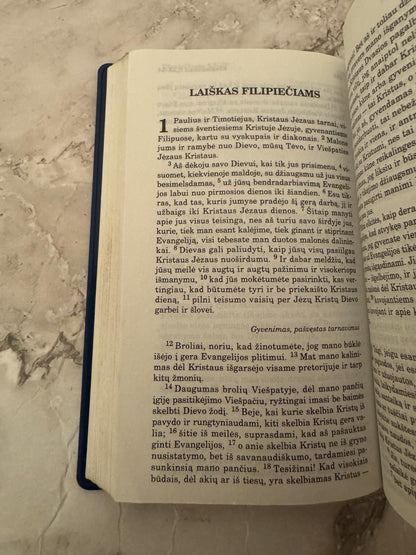 2002 Lithuanian New Testament Naujasis Testamentas Pocket Edition - Ref x606
