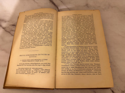 1889 Greek New Testament Tischendorf Edition Novum Testamentum Graece - Ref x532