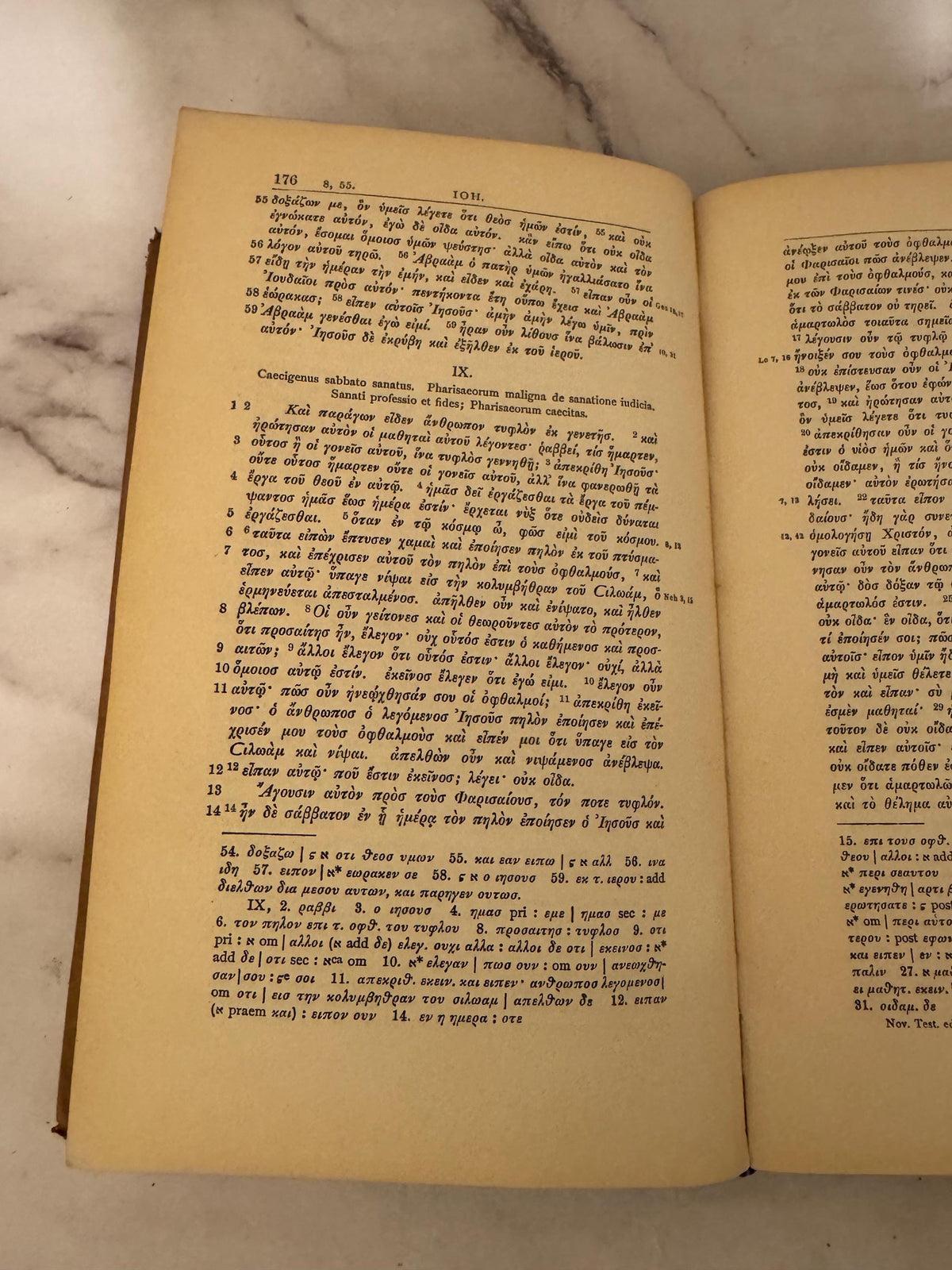 1889 Greek New Testament Tischendorf Edition Novum Testamentum Graece - Ref x532