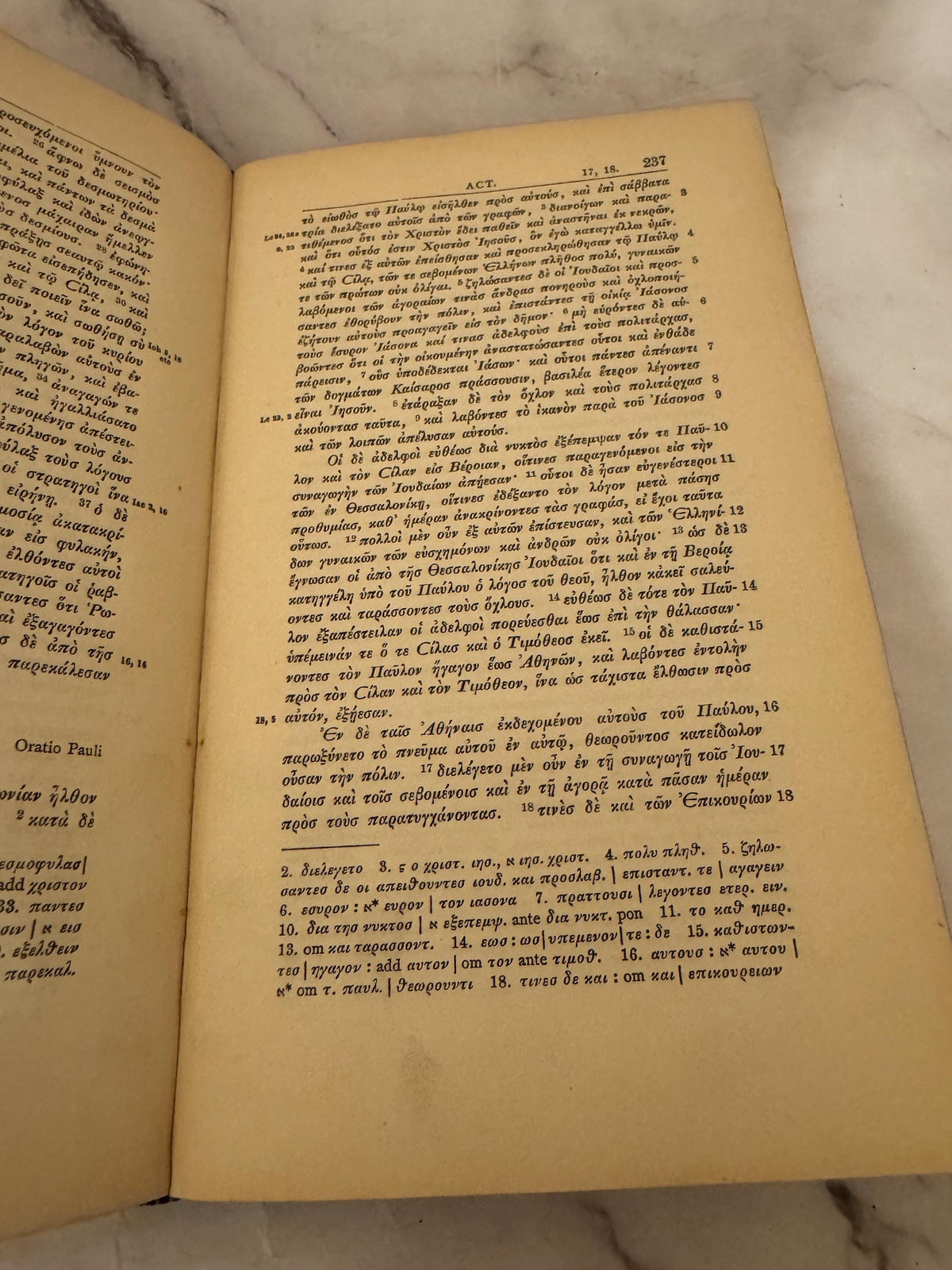 1889 Greek New Testament Tischendorf Edition Novum Testamentum Graece - Ref x532