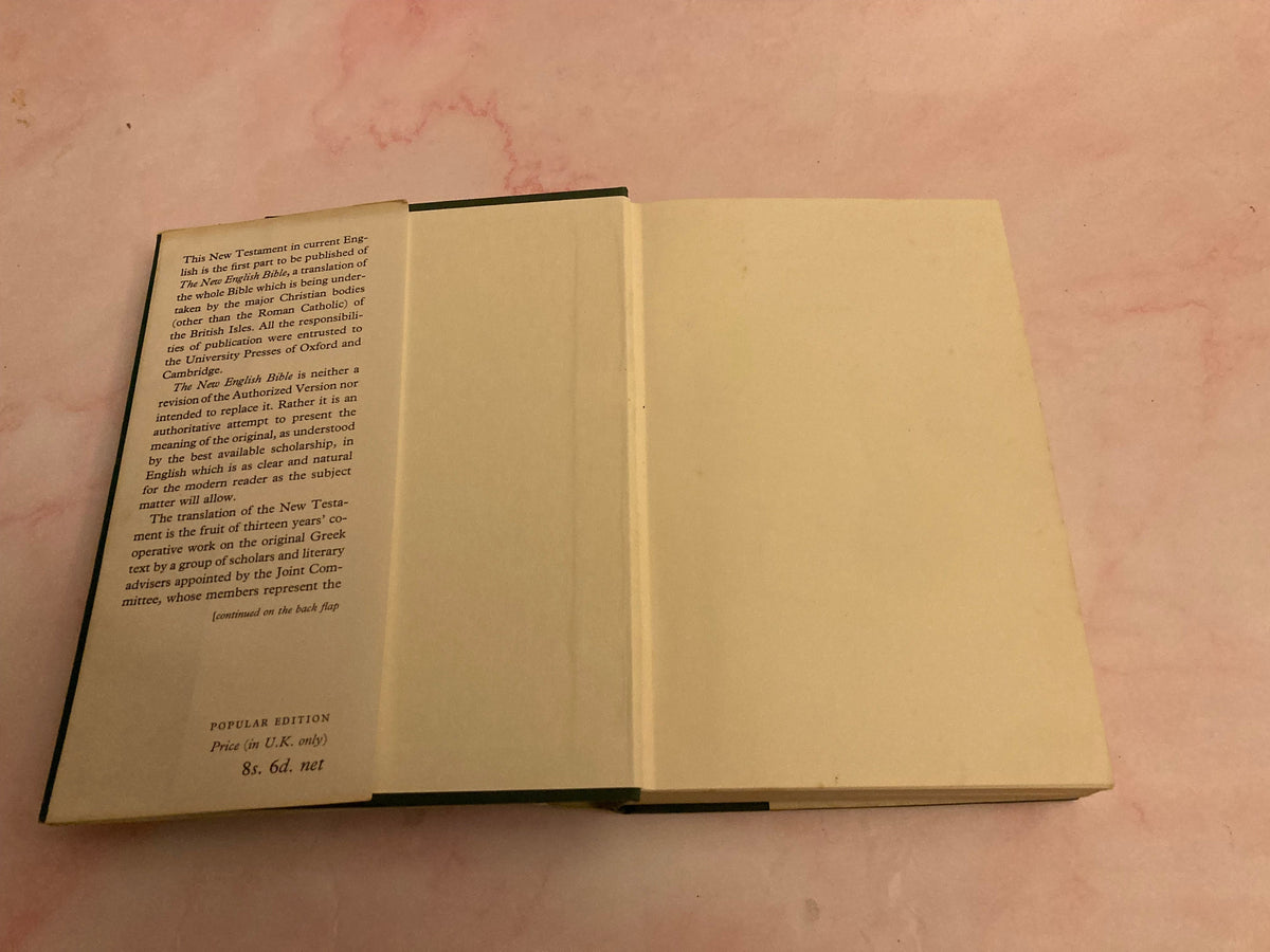 New English Bible New Testament Vintage Christian Bible Cambridge Bible - Ref x196
