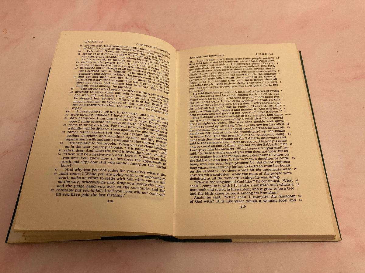 New English Bible New Testament Vintage Christian Bible Cambridge Bible - Ref x196