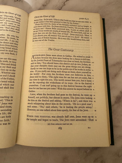Vintage 1961 New English Bible – New Testament – Oxford/Cambridge – Green Hardcover – Antique Christian Book - Ref x587