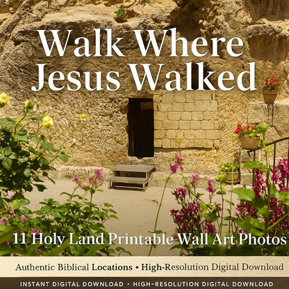 Christian Printable Wall Art Set | Holy Land Israel Photography | Bible Home Decor | DIGITAL DOWNLOAD (11 Images)