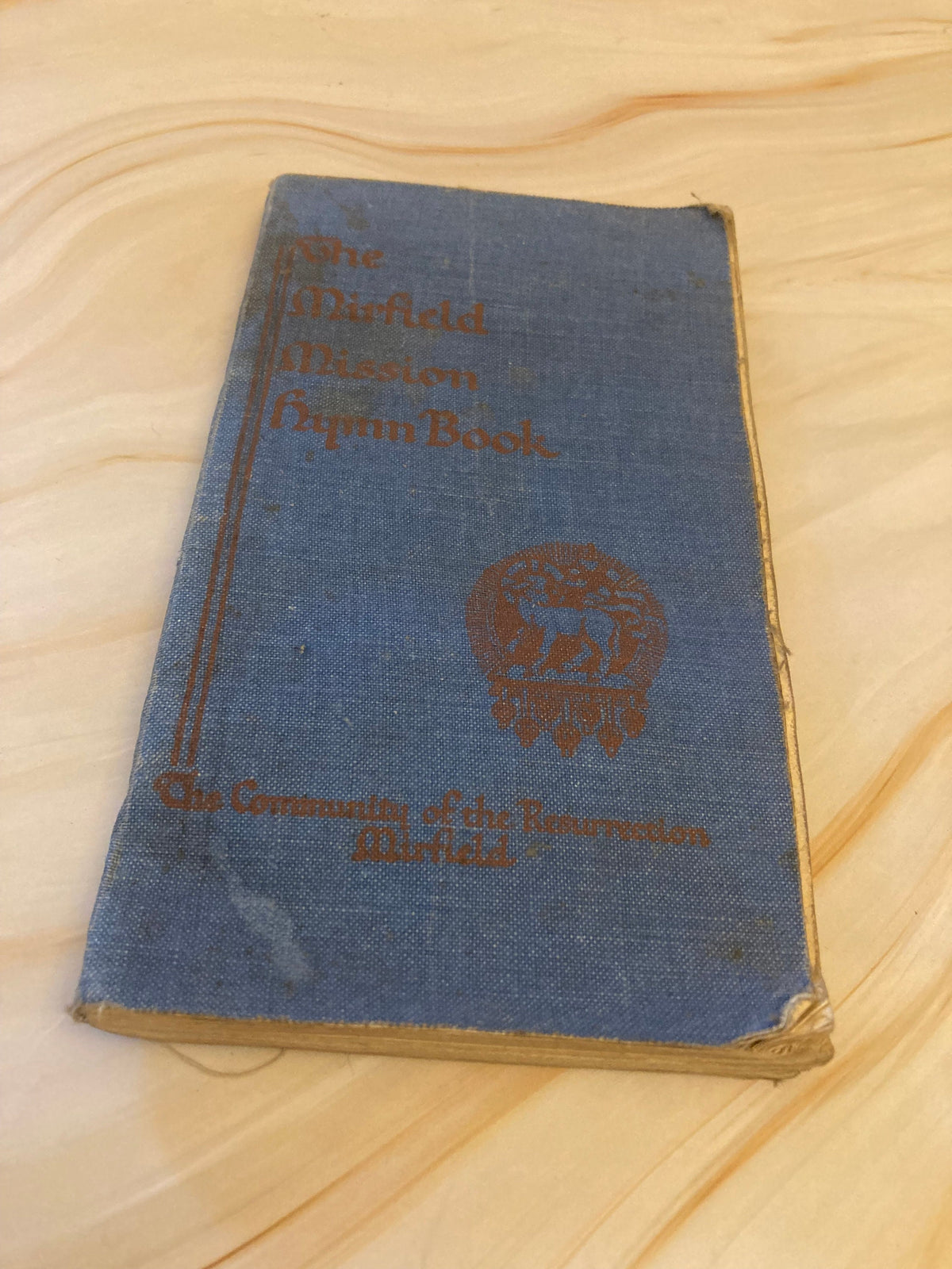 1929 Church Hymn Book Mirfield Mission Vintage Religious Hymnal Christian Book - (Ref X92)