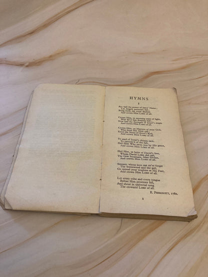 1929 Church Hymn Book Mirfield Mission Vintage Religious Hymnal Christian Book - (Ref X92)