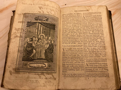 Vintage Book of Common Prayer Church of England Anglican Prayer Book Antique Religious Book - (Ref x184)