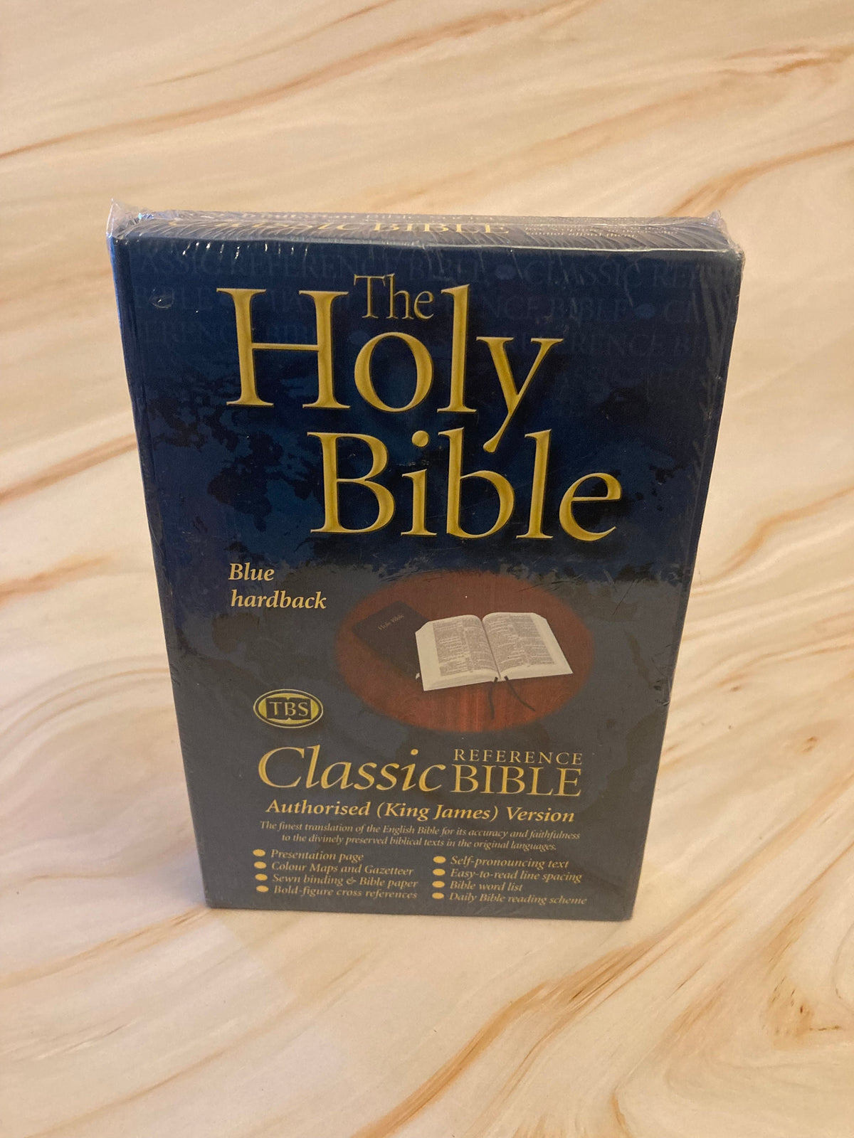KJV Reference Bible Trinitarian Bible Society Blue Cover - Reference X91