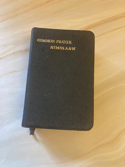 Antique Church Hymn Book 1800s Common Prayer Hymns Anglican Vintage Religious Book - (Ref X110)
