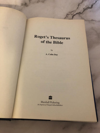1992 Roget’s Thesaurus of the Bible - Ref x524