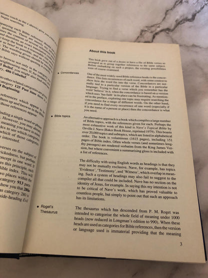 1992 Roget’s Thesaurus of the Bible - Ref x524