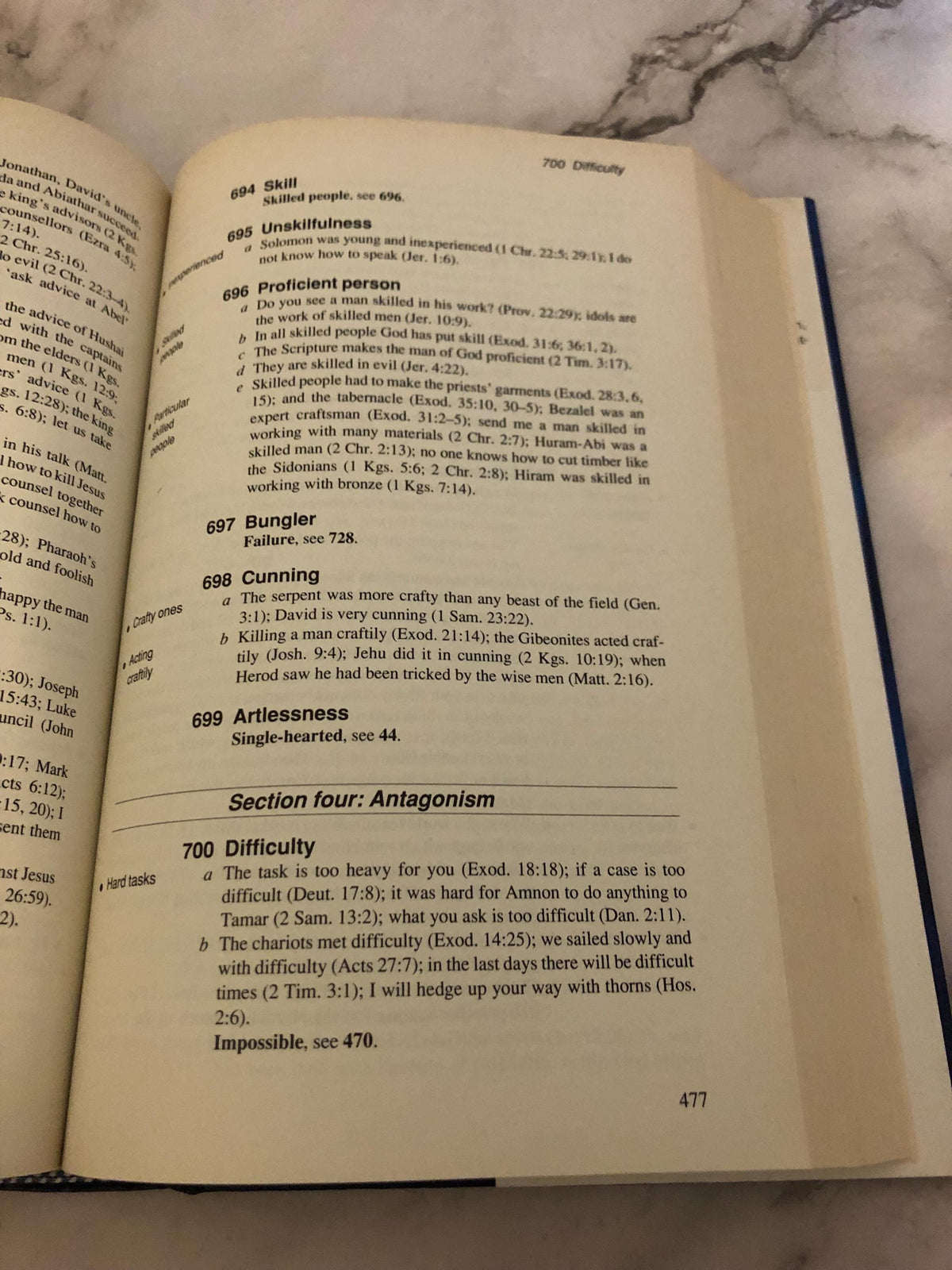 1992 Roget’s Thesaurus of the Bible - Ref x524