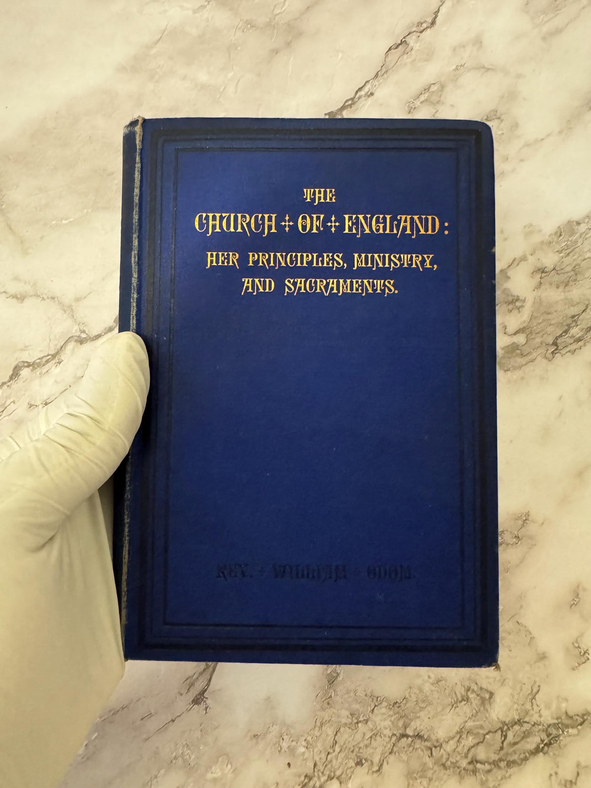 1883 The Church of England Her Principles Ministry and Sacraments Rev William Odom - Ref x574