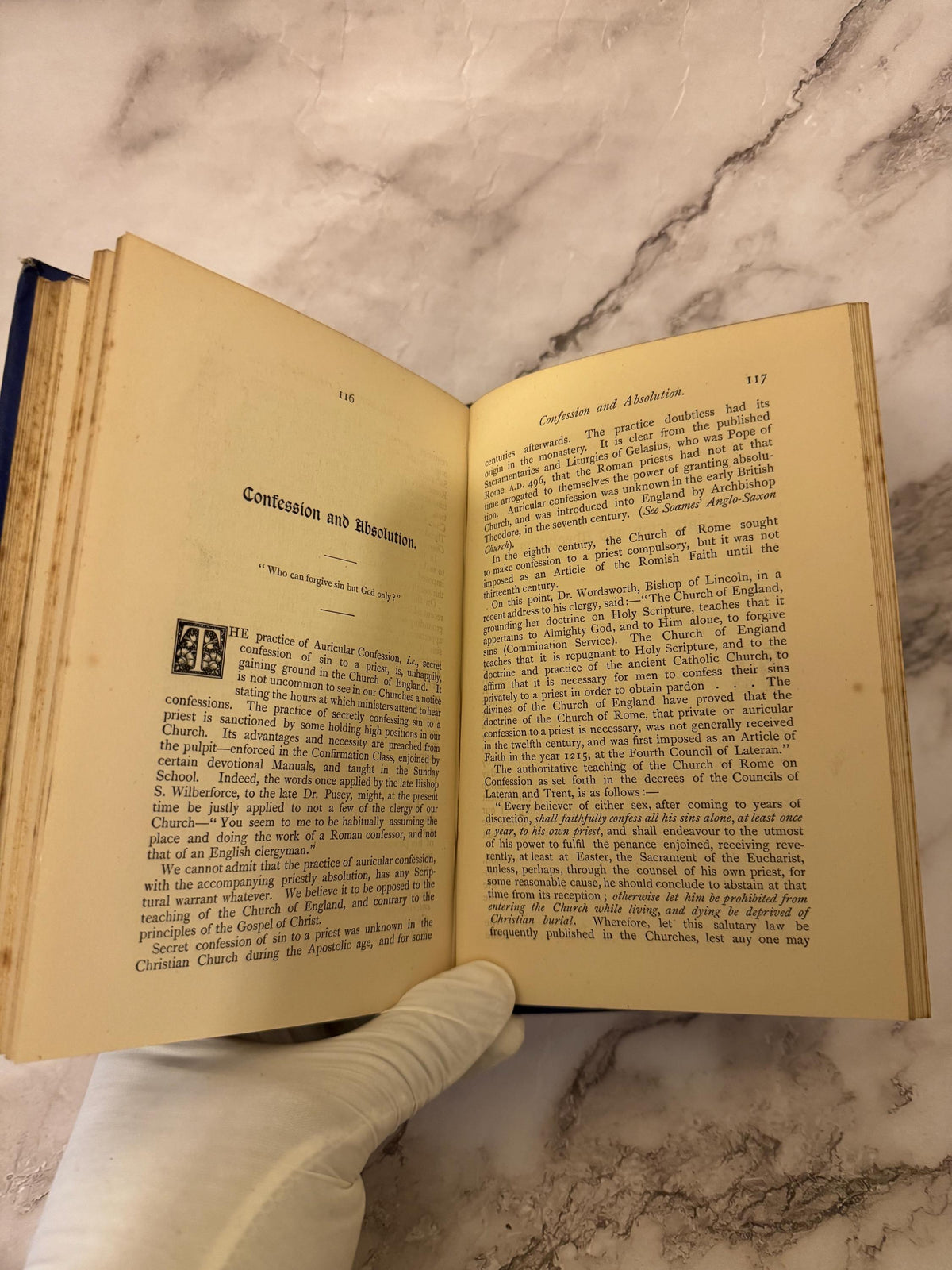 1883 The Church of England Her Principles Ministry and Sacraments Rev William Odom - Ref x574