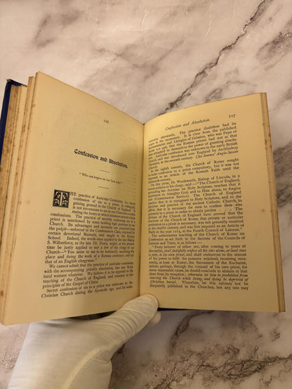 1883 The Church of England Her Principles Ministry and Sacraments Rev William Odom - Ref x574