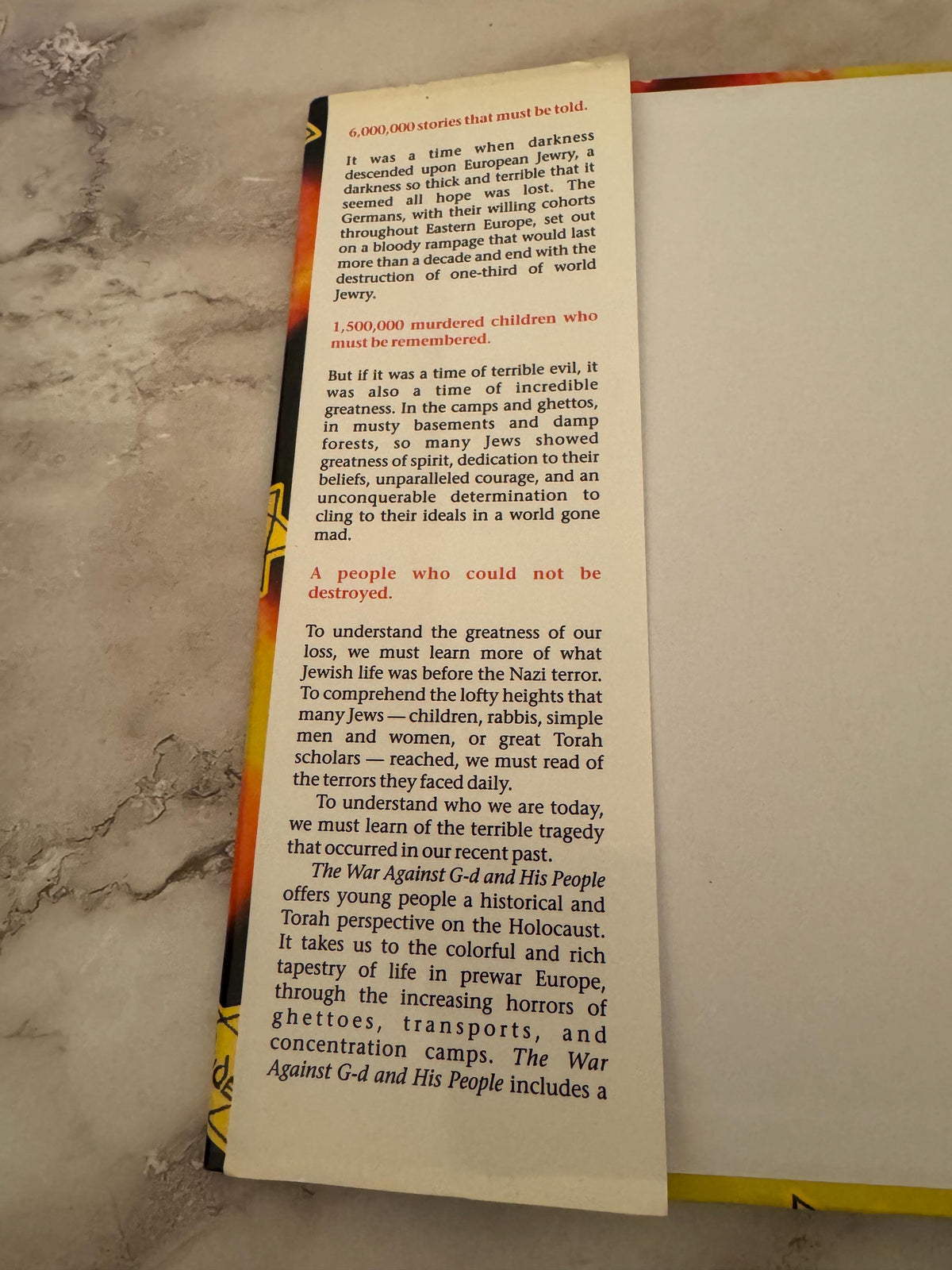 The War Against God and His People Holocaust History for Young People - Ref x581