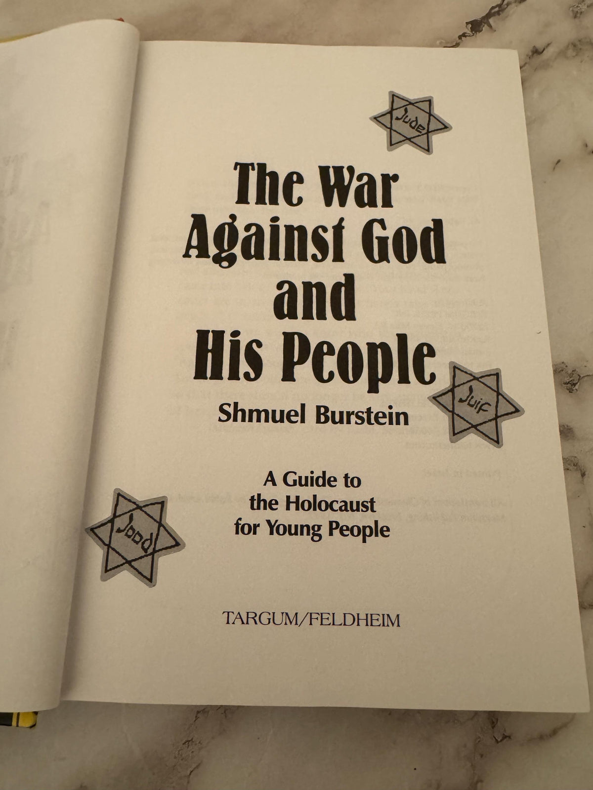 The War Against God and His People Holocaust History for Young People - Ref x581