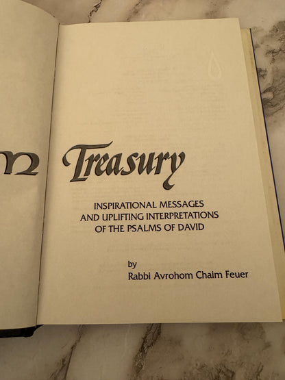 Tehillim Treasury ArtScroll Mesorah Series Rabbi Avrohom Chaim Feuer - Ref x580