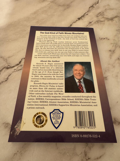 Mountain Moving Faith book Kenneth Hagin 2006 - Ref x578