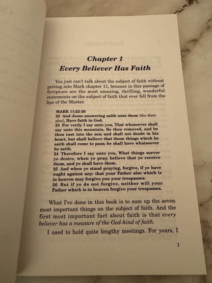 Mountain Moving Faith book Kenneth Hagin 2006 - Ref x578