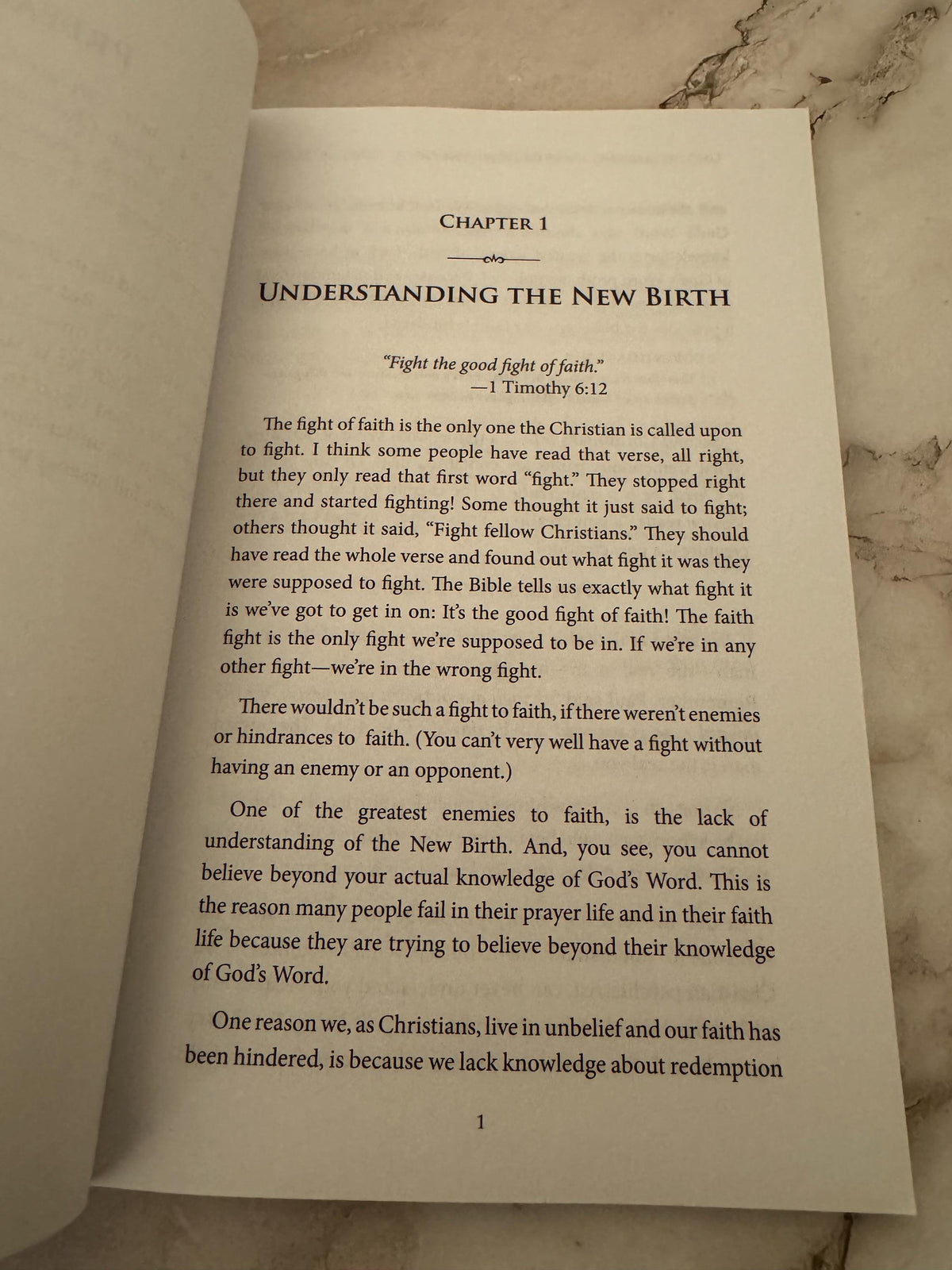 Understanding How to Fight the Good Fight of Faith book Kenneth Hagin - Ref x577