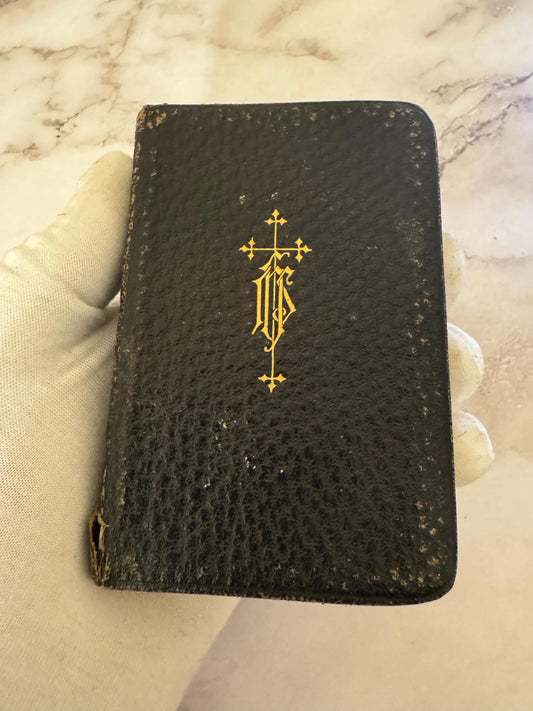 1943 Book of Common Prayer and Hymns A&M Oxford University Press Black Leather - Ref x551