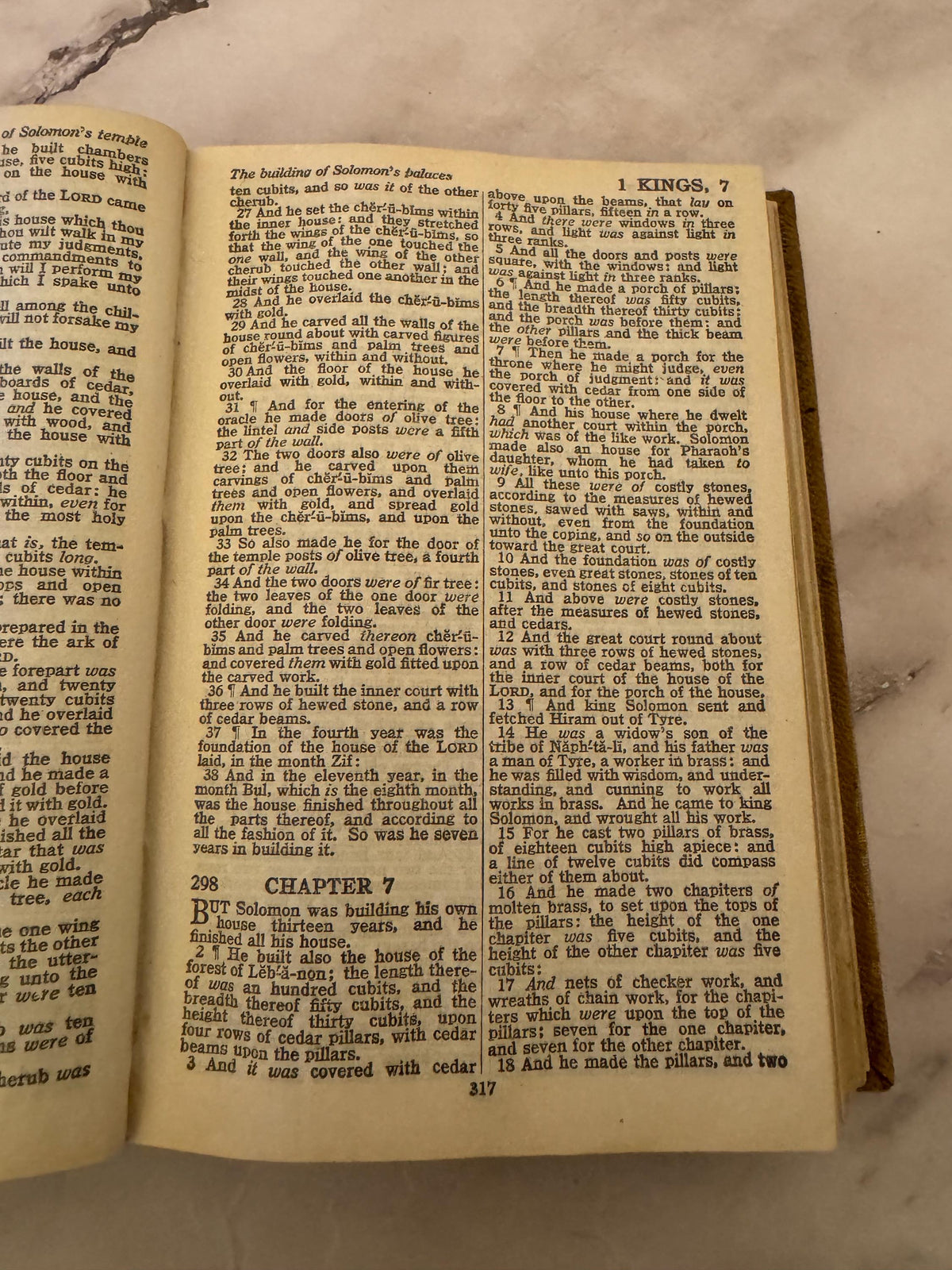 Vintage 1961 Holy Bible | King James Version by British & Foreign Bible Society | Cambridge Ruby 32mo | Burgundy Leather | Ref x544