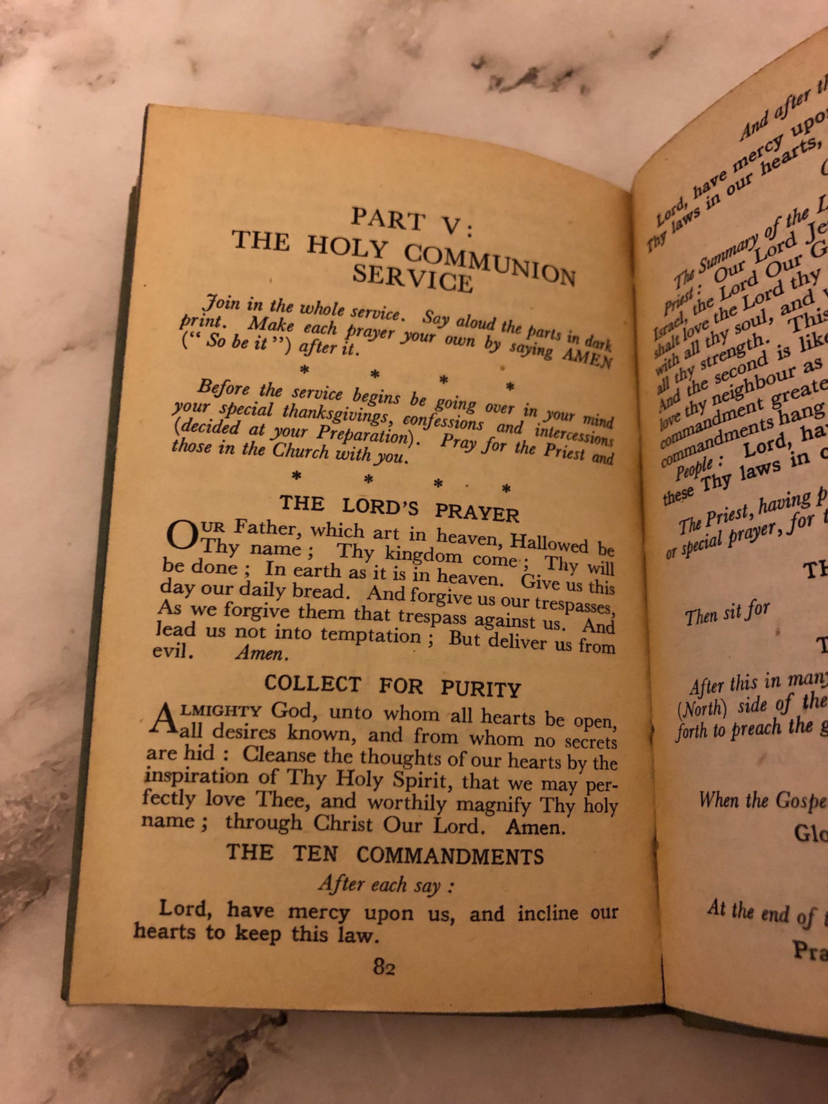 1948 Christian Prayer Book In His Presence Vintage Religious Book Small Devotional Book - Ref x520