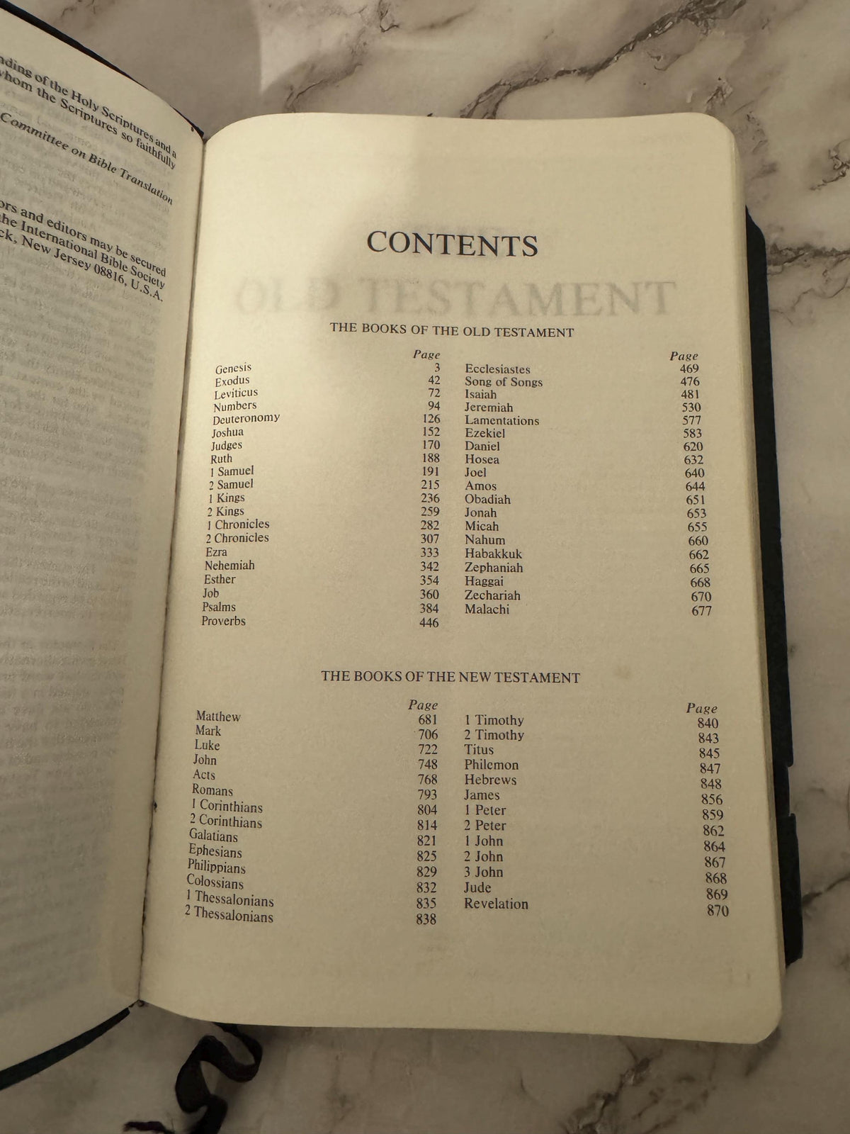 1988 Holy Bible NIV Illustrated Study Bible Black Hardcover - Ref x730