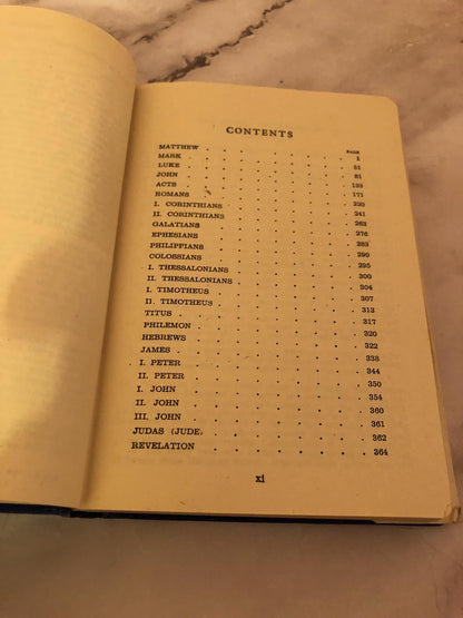 1946 New Testament Bible Vintage Christian Bible Small Antique Religious Book