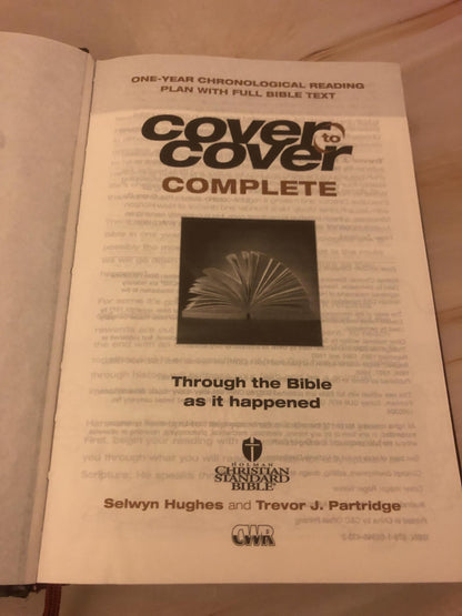 2007 Chronological Bible One Year Bible Modern Bible Christian Bible Study Bible - Ref x476