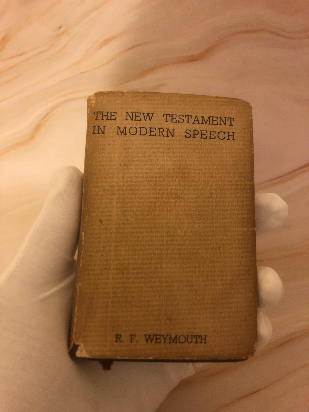 1953 New Testament Bible Modern Speech R F Weymouth Vintage Christian Bible - Ref x474