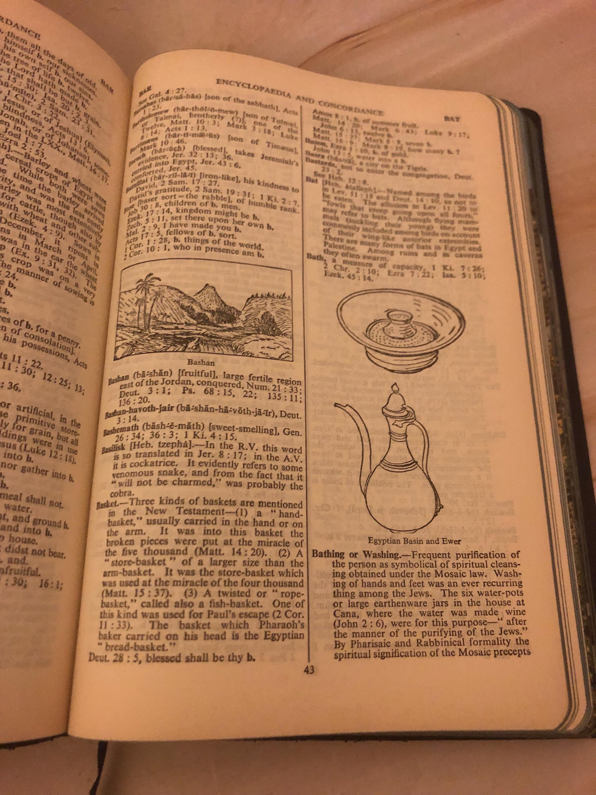 1962 The Bible Reader’s Encyclopaedia and Concordance - Ref x475