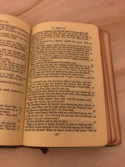1953 New Testament Bible Modern Speech R F Weymouth Vintage Christian Bible - Ref x474