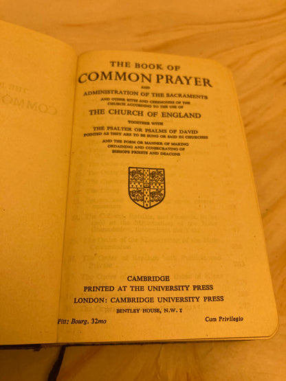 Cambridge Book of Common Prayer & Hymns – Vintage Christian Prayer Book – Pocket Size - (Ref x280)