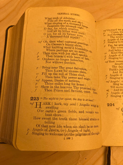 Cambridge Book of Common Prayer & Hymns – Vintage Christian Prayer Book – Pocket Size - (Ref x280)