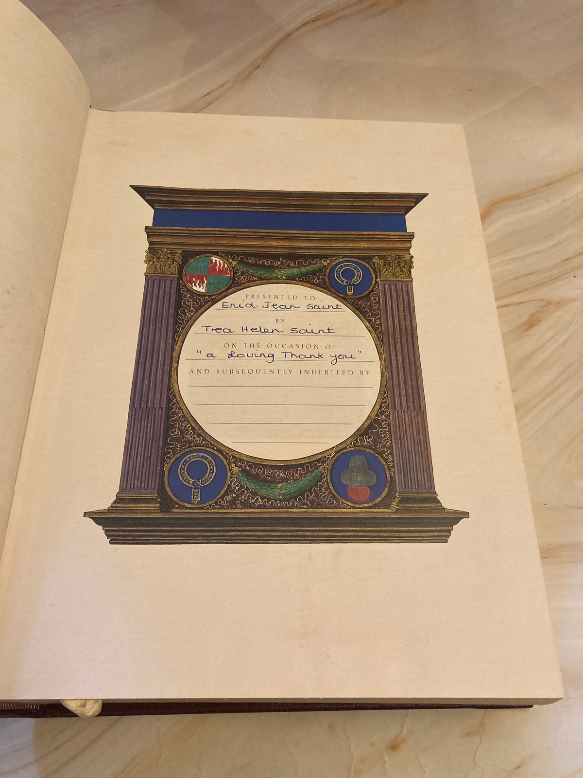 Large Illustrated Catholic Family Bible Vatican Edition - (Ref x361)