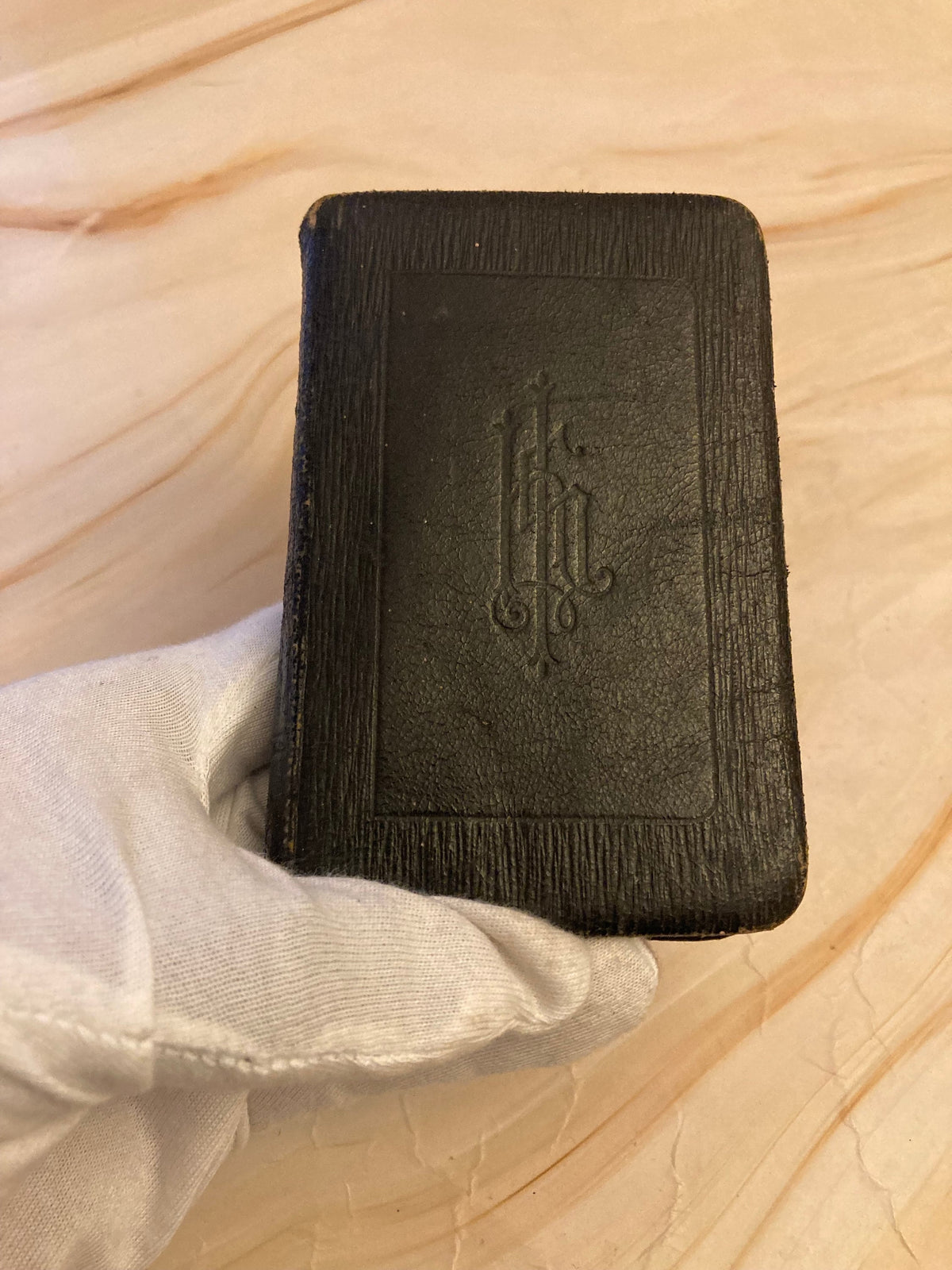 1911 Antique Common Prayer & Hymns Book – Mini Pocket Prayer Book – Vintage Christian Book- Ref x350