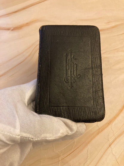 1911 Antique Common Prayer & Hymns Book – Mini Pocket Prayer Book – Vintage Christian Book- Ref x350