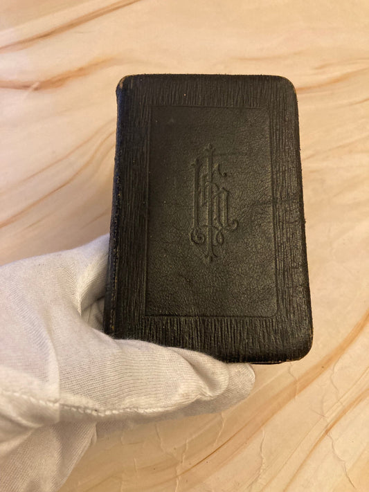 1911 Antique Common Prayer & Hymns Book – Mini Pocket Prayer Book – Vintage Christian Book- Ref x350