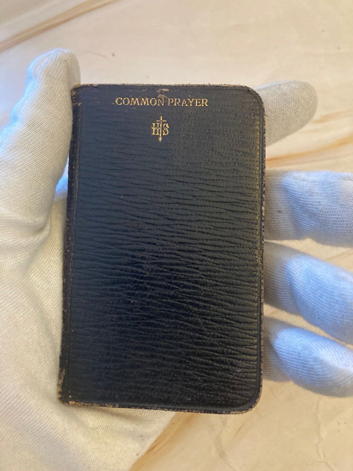 1914 Book of Common Prayer Mini Leather Pocket Prayer Book Church of England - Ref x342