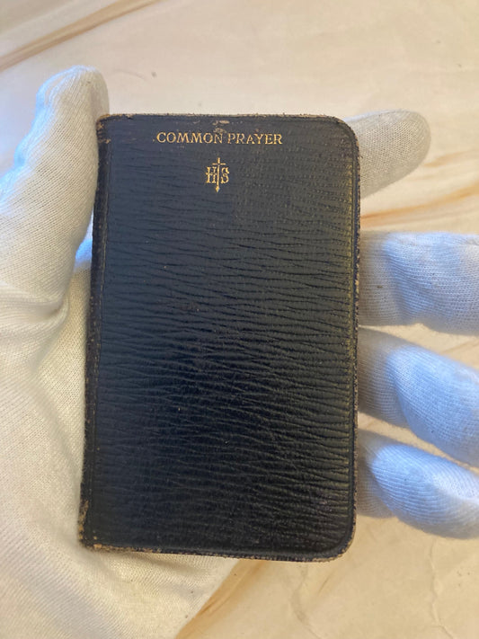 1914 Book of Common Prayer Mini Leather Pocket Prayer Book Church of England - Ref x342