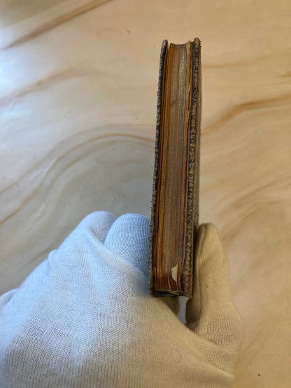1914 Book of Common Prayer Mini Leather Pocket Prayer Book Church of England - Ref x342