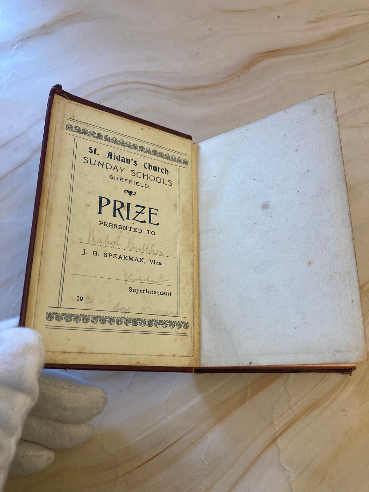 1931 Book of Common Prayer Vintage Antique Prayer Book Church of England Christian Gift - (Ref x338)