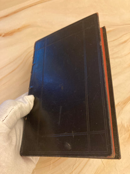 1873 Book of Common Prayer – Antique Psalms Book – Victorian Christian Prayer Book - Ref x334