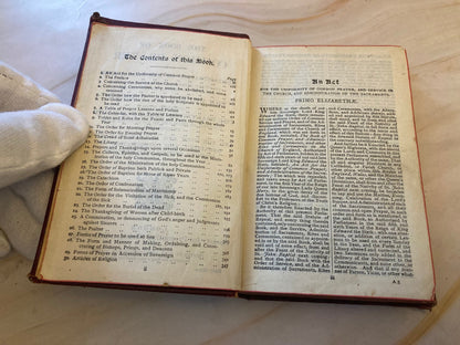 1931 Book of Common Prayer Vintage Antique Prayer Book Church of England Christian Gift - (Ref x338)