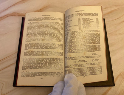 1873 Book of Common Prayer – Antique Psalms Book – Victorian Christian Prayer Book - Ref x334