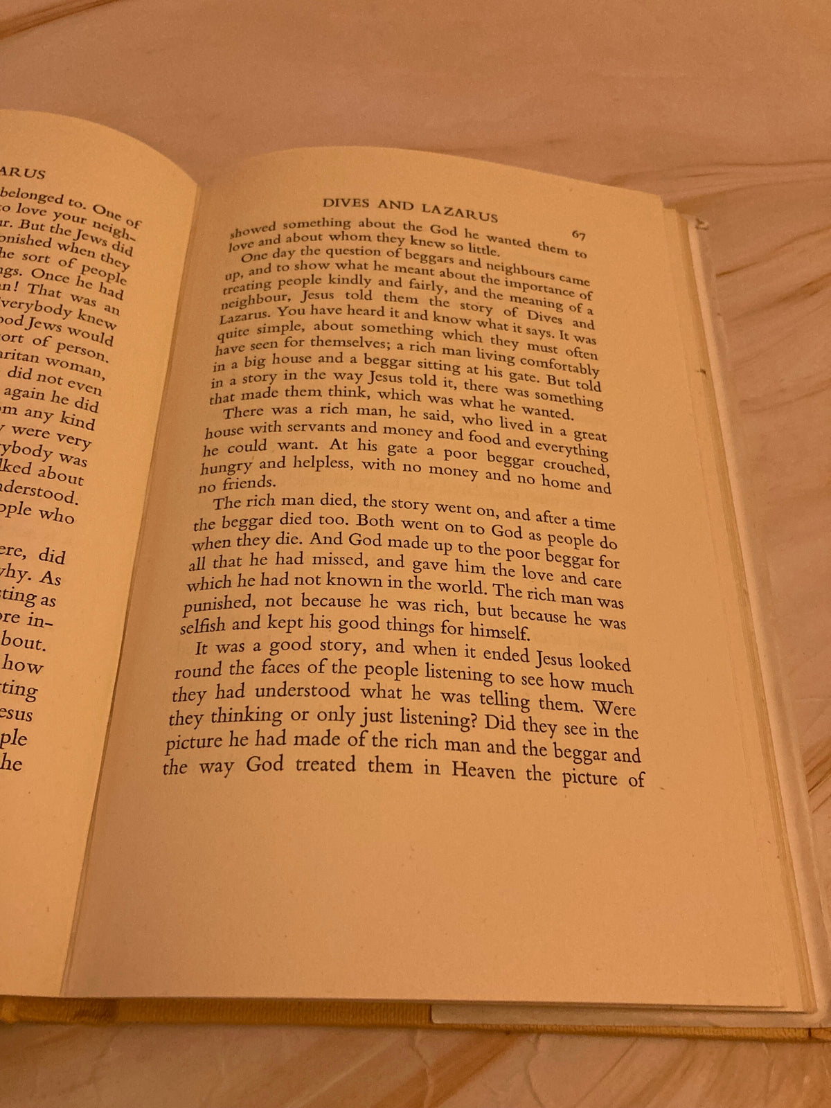 1949 About The Parables Mary F. Rolt Vintage Christian Book Bible Stories